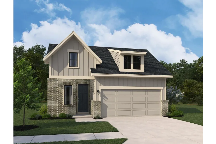 Willow floor plan elevation — Emory Glen