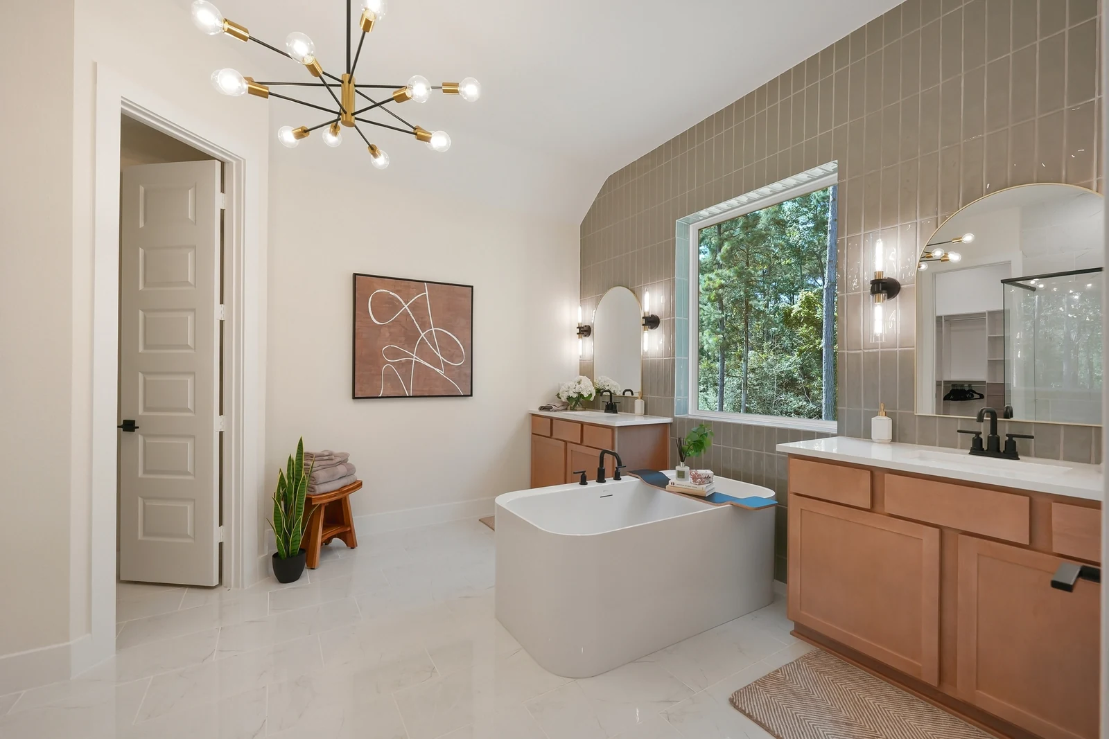 Spa-Inspired Primary Bath with Freestanding Tub